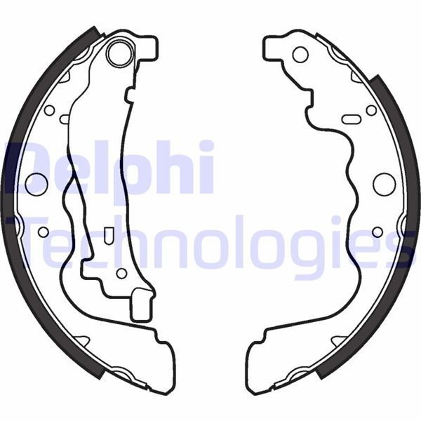 DELPHI ARKA PABUÇ BALATA KANGOO 08 EXPRESS 21 ZOE 14 CLIO IV 12 CAPTUR I 13 SYMBOL III 13 LOGAN II 12 DUSTER 10 DOKKER 12 SANDERO II 12 230X43 (6001549703)