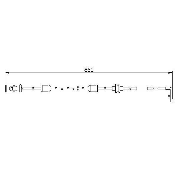 BOSCH FREN BALATA İKAZ FİŞİ AŞINMA KABLOSU VECTRA B 1.6-1.8-2.0-2.2 95-03 (6238388)