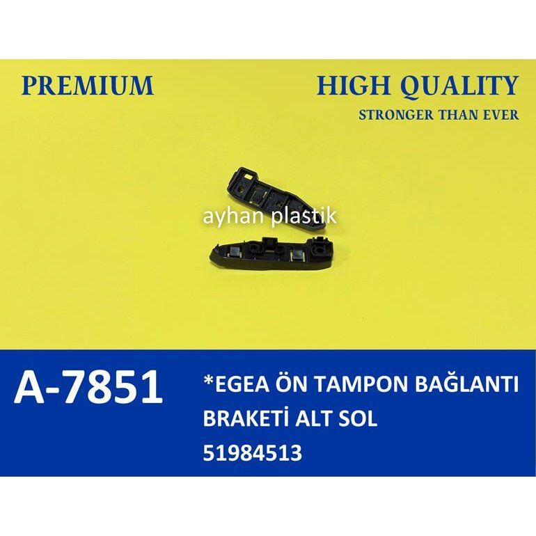 AYHAN ÖN TAMPON TUTUCU BRAKET SOL DIŞ TARAF EGEA 15> (51984513)