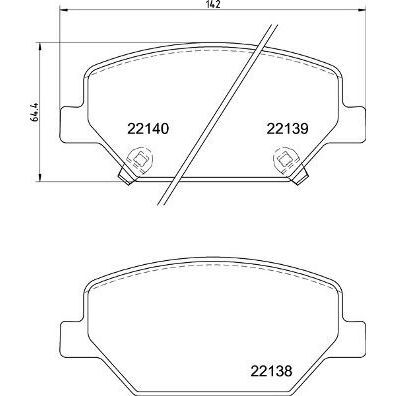 BREMBO ÖN FREN BALATASI OPEL INSIGNIA B 18> 17 İNÇ JANT (1680880180)