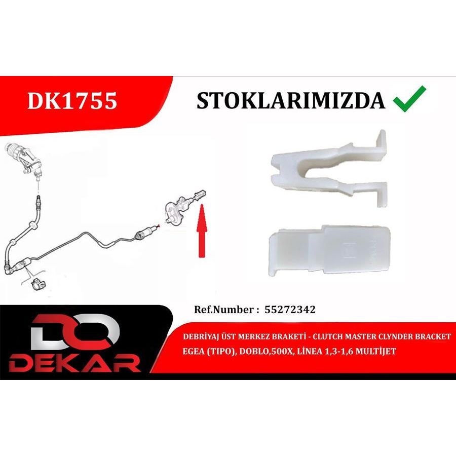 DEKAR DEBRİYAJ ÜST MERKEZ BRAKETİ EGEA-DOBLO-500X-LİNEA 1.3-1.6 MULTİJET (55272342)