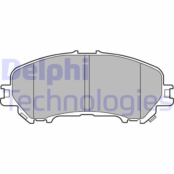 DELPHI ÖN BALATA RENAULT KADJAR 15 KOLEOS II 15 NISSAN QASHQAI J11 13 X TRAIL III 14 (410601596R)