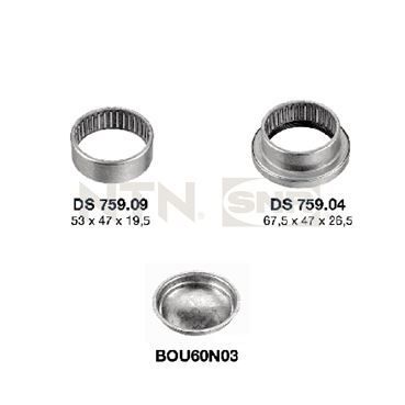 SNR TORSİYON TAMİR TAKIMI KİTİ KEÇE SİZ/KAPAKLI P206 1.4-1.6 İNJ 2.0 HDİX O (5131.A6)