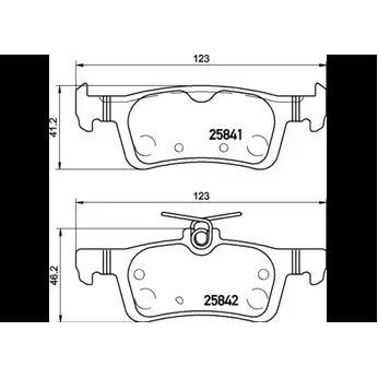VALEO DİSK FREN BALATASI ARKA AKS FIESTA VII 2017- FTE KIRMIZI KUTU (2123543)