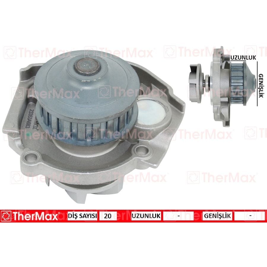 THERMAX DEVİRDAİM UNO 60-PALIO 1.2 20 DİŞ PA286A T 5973713 (46423351)