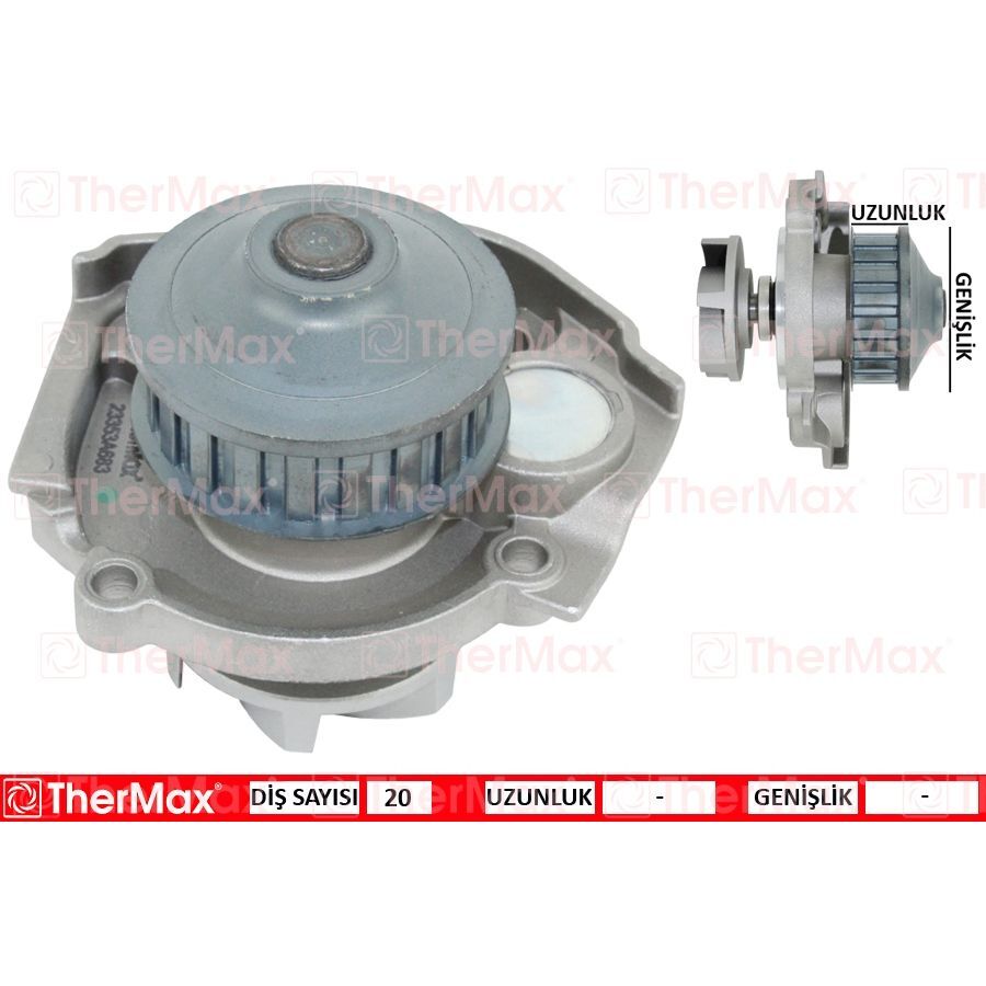 THERMAX DEVİRDAİM UNO 60-PALIO 1.2 20 DİŞ PA286A T 5973713 (46423351)