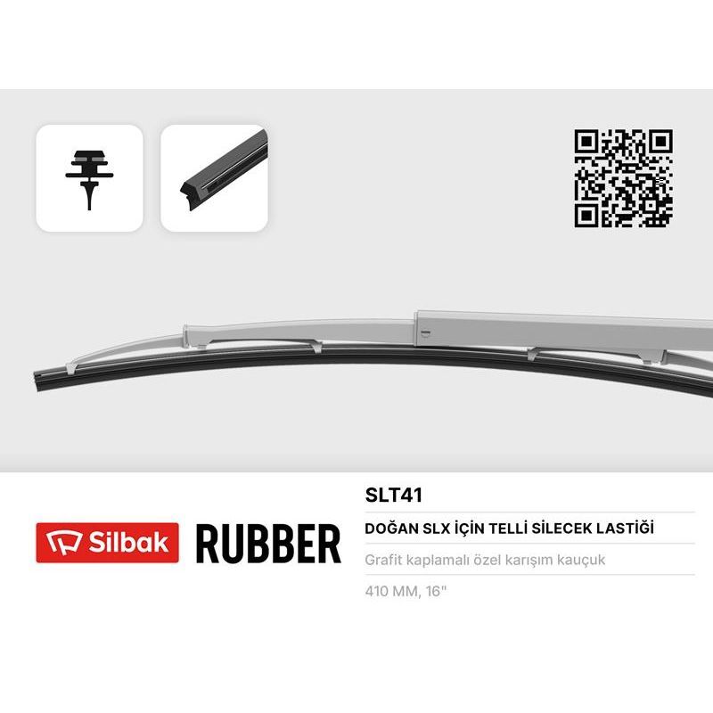 SILBAK SİLECEK LASTİĞİ 410MM TELLİ SLX