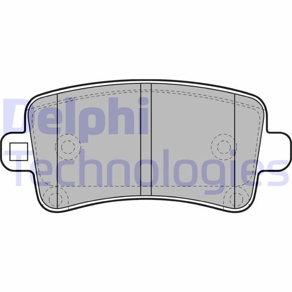 DELPHI ARKA FREN BALATASI INSIGNIA A 08 17 SAAB 9.5 10 MALIBU 2.0D 2.4 12 16 İNÇ JANT (13237766)