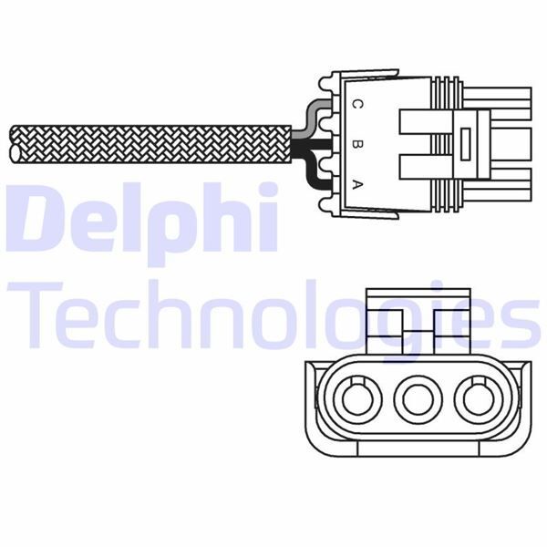 DELPHI OKSİJEN SENSÖRÜ RENAULT R19-MEGANE I-CLIO I-LAGUNA I 1.4 1.6 1.8 (7700746375)
