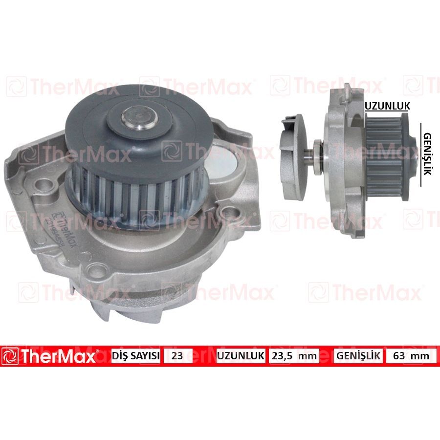 THERMAX DEVİRDAİM ALBEA-PUNTO-LINEA-IDEA-STILO-BRAVA-YPSILON 1.2/1.4 16V PA866 T (46520401)