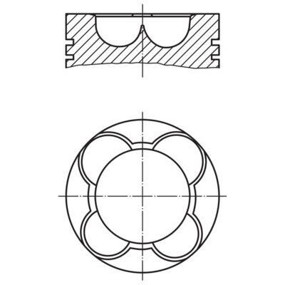 MAHLE PISTON SEGMAN 84.50MM 0.50 BMW M57 D30 E46 E60 E90 E92 E65 E66 E83 E53 (11257799357)