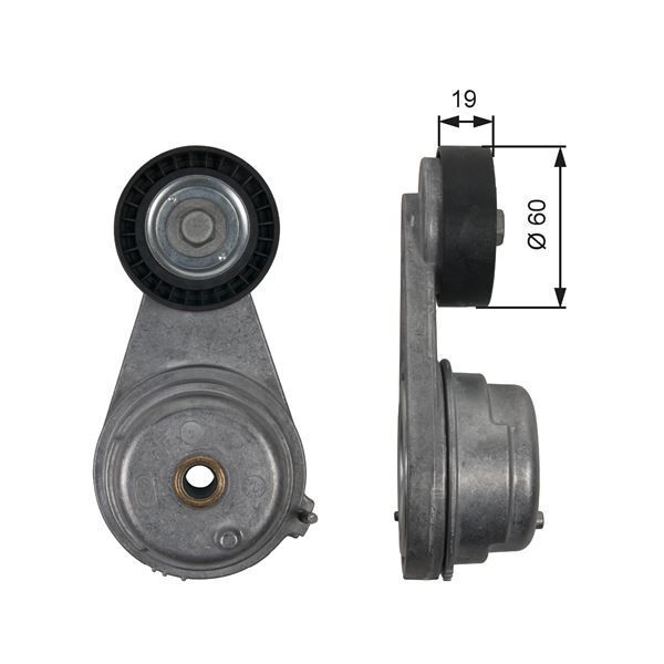 GATES KAYIS GERGI RULMANI SMART FORTWO COUPE 451 07> KUTUKLU (A1322000070)