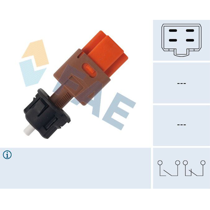 FAE FREN PEDAL MUSURU MANUEL 6 VITES QASHQAI J11 2013 PULSAR 2014 NOTE 1.5DCI 2013 XTRAIL (25320BR00A)