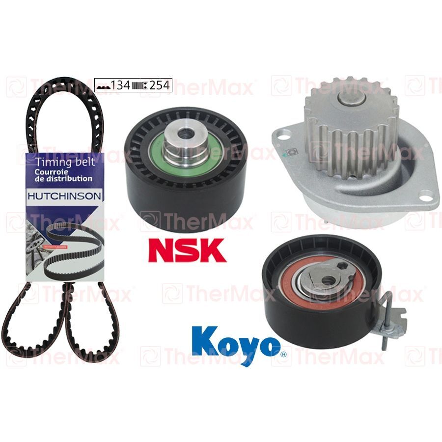 THERMAX DEVİRDAİMLİ EKSANTRİK GERGİ KİTİ P206-207-307-308-PARTNER-C2-C3-C4-XSARA-BERLINGO 1.6-1.6 16V TU5JP4 DFM SUCCE 1.6 16V 09-13 TU5JP4 (0831.L3)