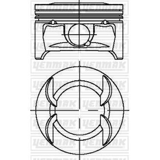 YENMAK PİSTON SEGMAN 0.50 ASTRA H-J INSIGNIA A-MOKKA-ZAFIRA B-TRAX-CRUZE-AVEO 1.6 16V A/B/Z16XER-LDE 79.50MM (55559652)