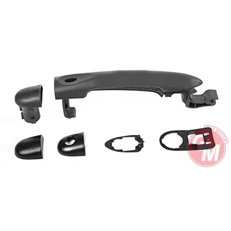 GUA DIŞ KAPI AÇMA KOLU ÖN RL SENSÖRLÜ-SİYAH / ASTARLI MEGANE III-FLUENCE-CLIO IV - 6PARÇA (806B09141R)