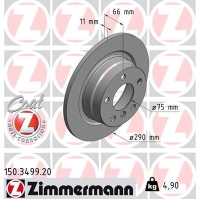 ZIMMERMANN FREN DISKI ARKA BMW F20 F21 F22 F23 (34216792225)