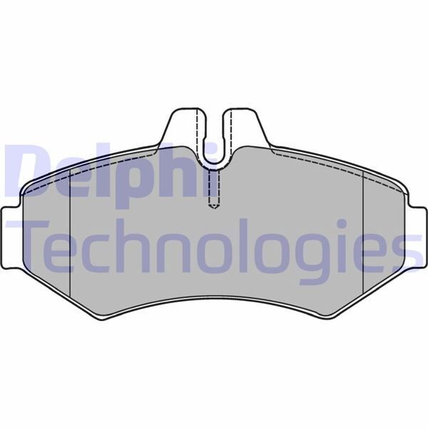 DELPHI FREN BALATASI ARKA MERCEDES W463 B901 B904 . VW LT 28-35-46 (2D0698451B)