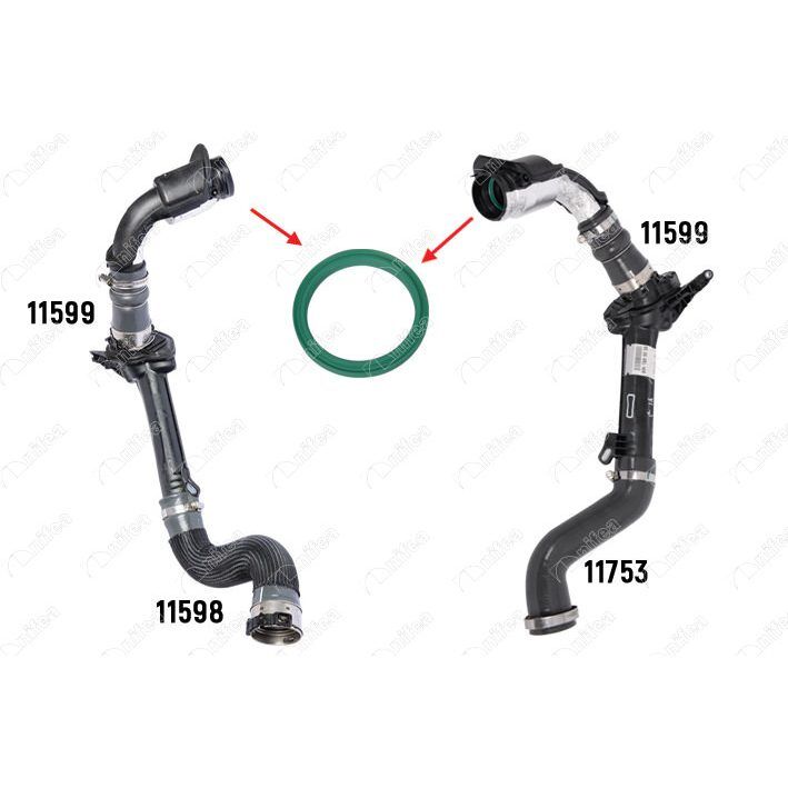 NIFEA TURBO BORUSU CONTASI KANGOO-MEGANE III-FLUENCE 1.5 DCİ K9K (8200687468)
