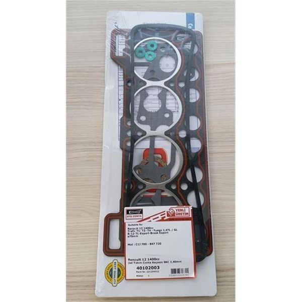 OTOCONTA ÜST TAKIM CONTA KEÇESİZ-SUBAP LASTİKSİZ R12 1400 (40102003)