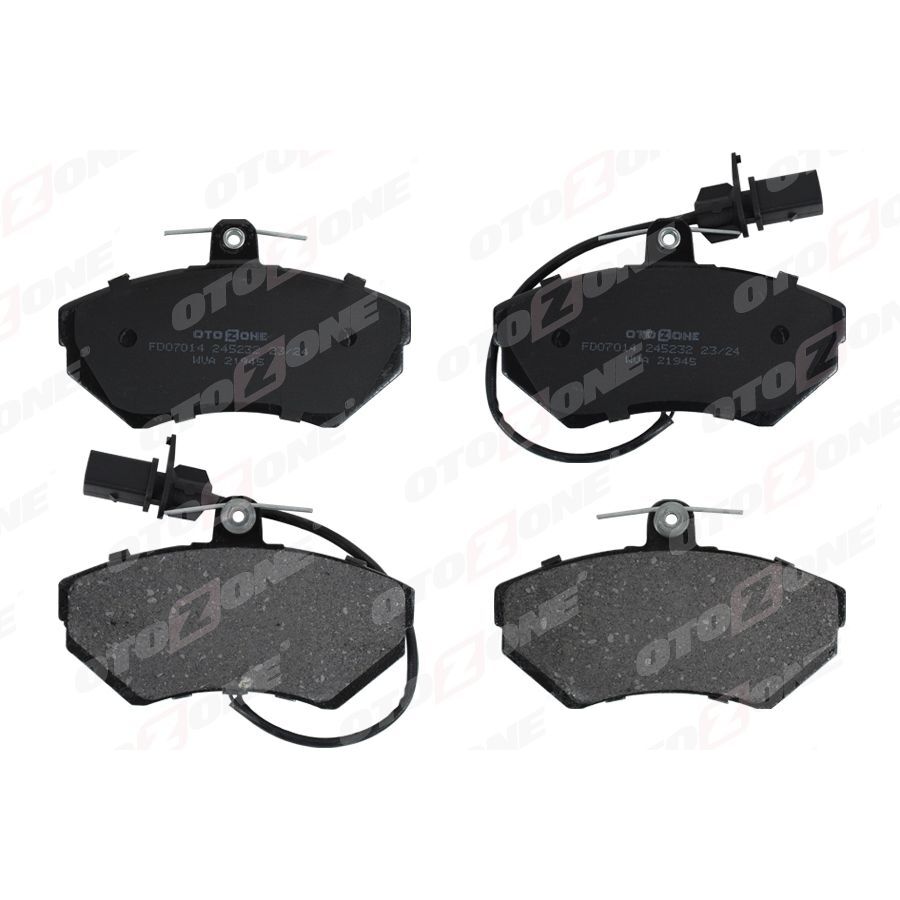 OTOZONE ÖN BALATA FİŞLİ KÜÇÜK TİP PASSAT-A4 97-04 GDB1366 (8E0698151B)