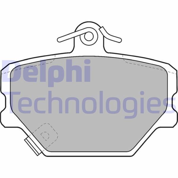 DELPHI FREN BALATASI ON SMART FORTWO COUPE 451 ROADSTER COUPE 452 CABRIO 450 CITY-COUPE 450 (A4514210110)