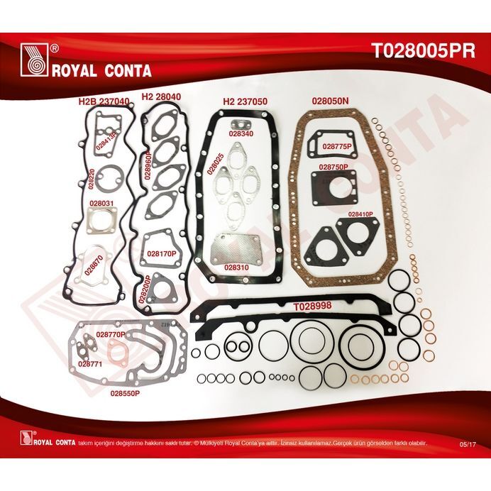 ROYAL YARIM TAKIM CONTA SKC SİZ MASTER 2.5-2.8 DTI-IVECO DAILY