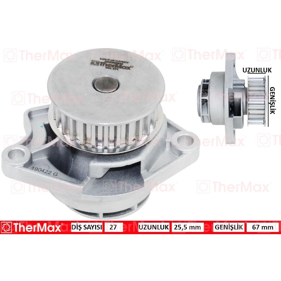 THERMAX DEVİRDAİM POLO 00-12 1.4 16V - IBIZA-CORDOBA-FABIA 1.4 16V 04-10 AHW-BBY-BKY-CGL T (036121005E)