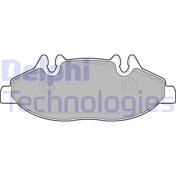 DELPHI FREN BALATASI ON MERCEDES VITO W639 03 (A0064204320)
