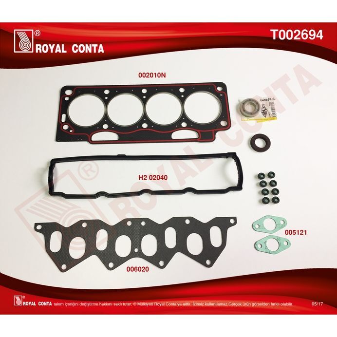 ROYAL ÜST TAKIM CONTA KEÇELİ R11 FLASH 1700