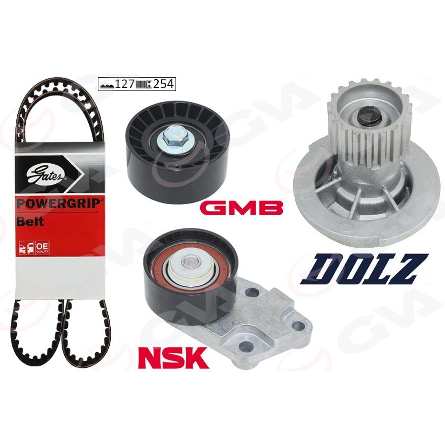 GVA DEVİRDAİMLİ EKSANTRİK GERGİ KİTİ 127X254 CHEVROLET-DAEWOO AVEO-CRUZE-KALOS-LACETTI-NUBIRA (96103222)