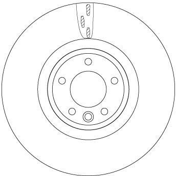 TRW FREN DİSKİ ÖN DEFENDER/DISCOVERY/RANGE ROVER (LR098968)