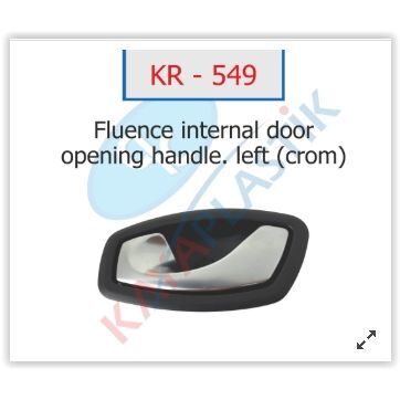 KAYA KAPI İÇ AÇMA KOLU SOL MEGANE III HB KROM (826730001R)