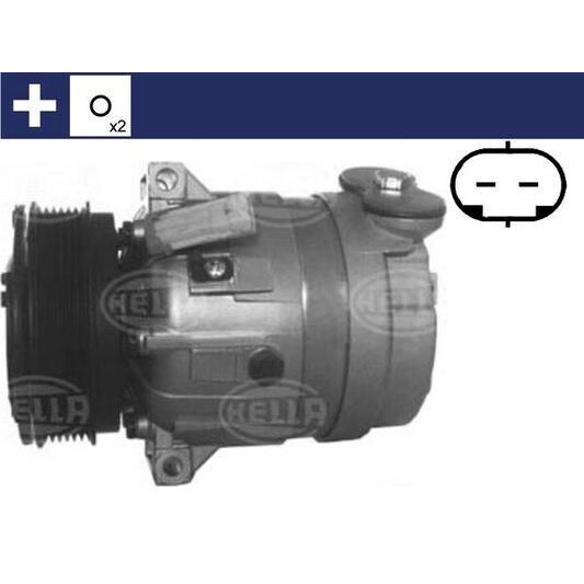 MAHLE KLİMA KOMPRESÖRÜ VECTRA B 1.6İ-1.6 16V-2.0İ-2.0 DTI 16V 95-03 119MM (1854067)