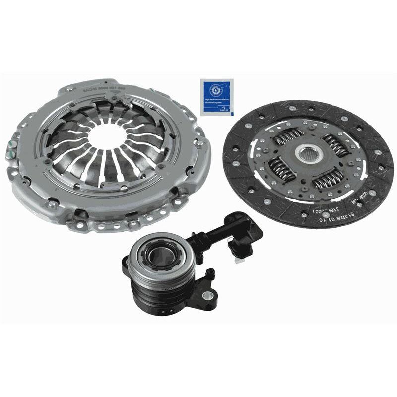 SACHS DEBRİYAJ SETİ BASKI DİSK BALATA CLIO II 02> THALIA I 05> THALIA II 08> TWINGO II 07>14 1.5DCI K9K (306026219R)