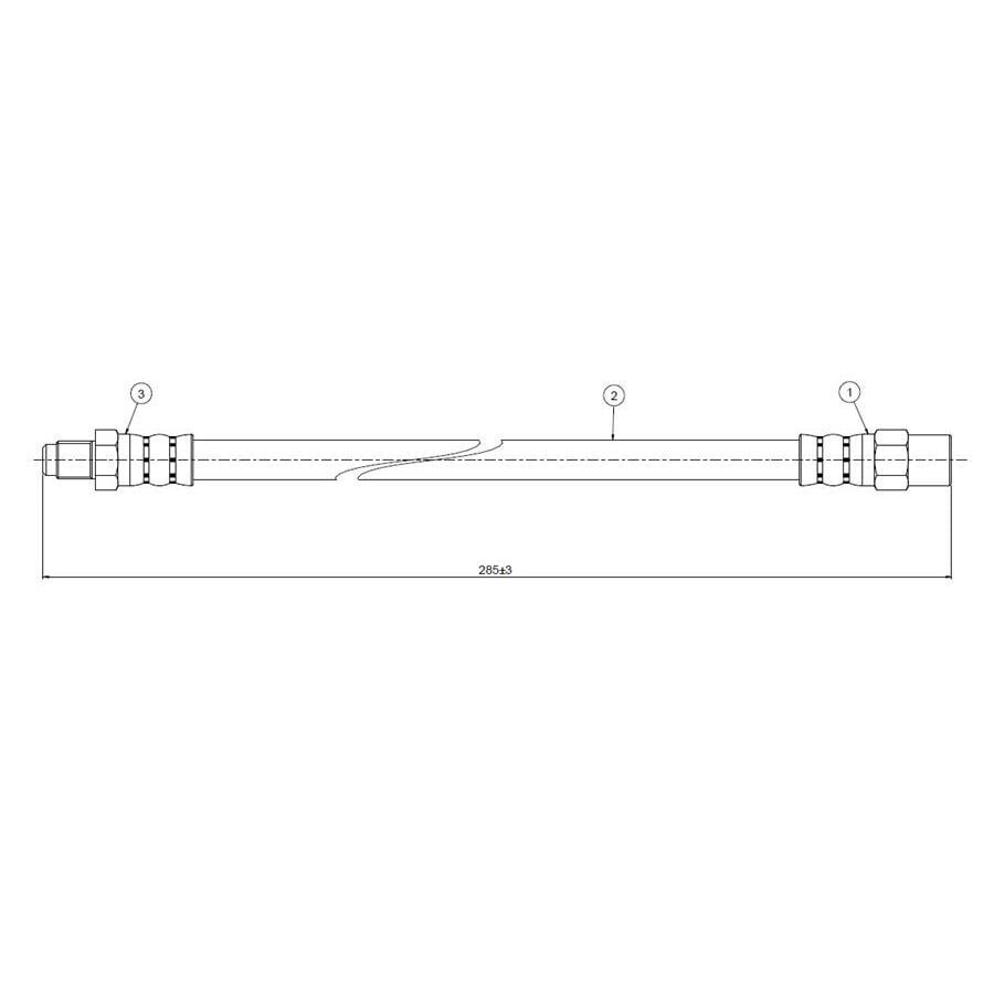 CAVO ARKA FREN HORTUMU SAG/SOL VOLVO S60 I 00>10 S80 I 08>06 V70 II 00>07 XC70 00>07 (9169139)