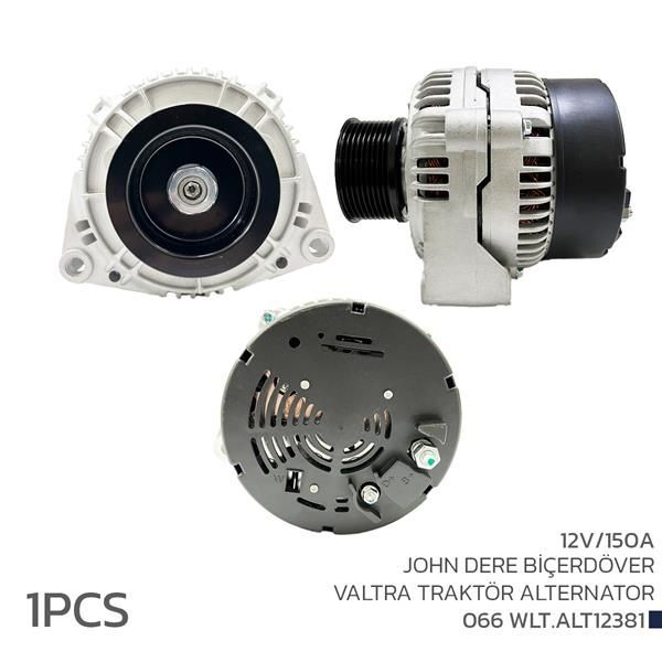 VOLTECH ALTERNATÖR SARJ DİNAMOSU 12V 150A JONH DERE BİÇERDÖVER VALTRA TRAKTÖR (BF6M1013FC)