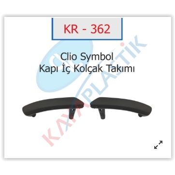 KAYA KAPI İÇ KOLÇAK TAKIMI SYMBOL-SANDERO (809603577R)
