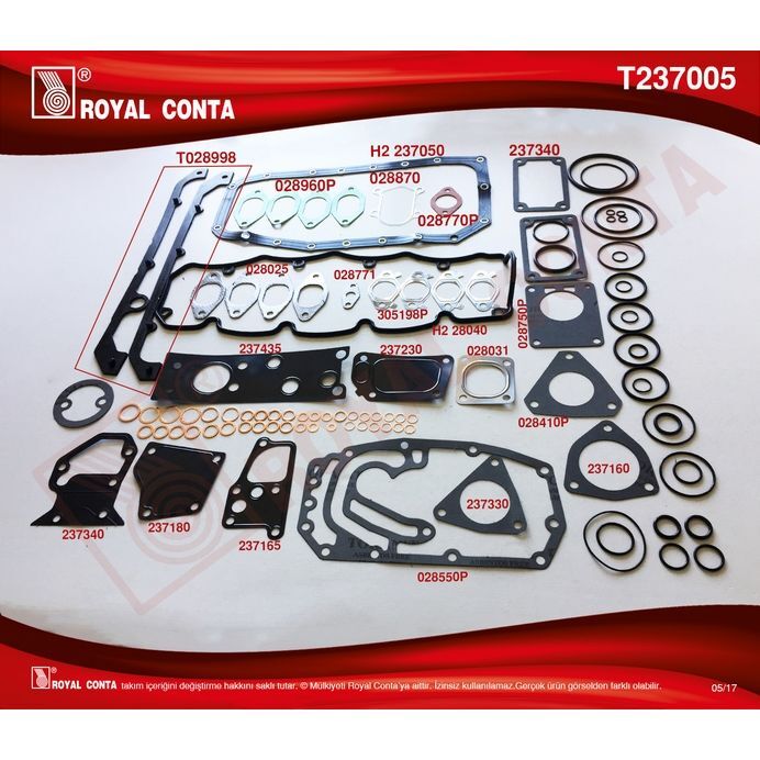 ROYAL MOTOR TAKIM CONTA SKC SİZ DUCATO 2.5 D 94-02