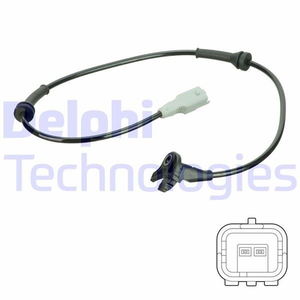 DELPHI ÖN ABS DEVİR SENSÖRÜ P307 00>12 P308 07>14 P3008 09>16 P5008 09>16 C4 09> DS4 11> DS5 11> (4545.88)