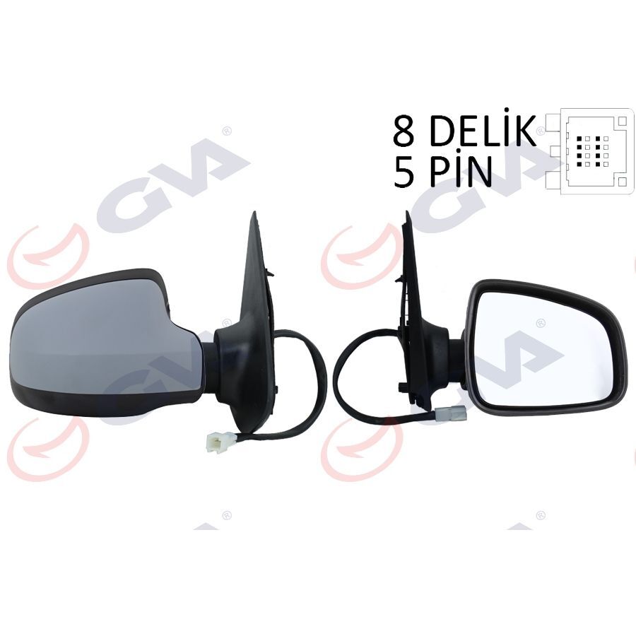GVA DIŞ DİKİZ AYNASI SAĞ SANDERO STEPWAY 12> ELEKTRİKLİ ISITMALI ASTARLI KONVEKS SENSÖRSÜZ VM-6804EHPSR (963011787R)