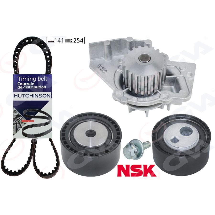 GVA EKSANTRİK GERGİ KİTİ 141X254 P206-P306-P307-P406-P607-EXPERT-PARTNER-BOXER-BERLINGO-JUMPER 2.0 HDI DUCATO 2.0 JTD (0831.40)