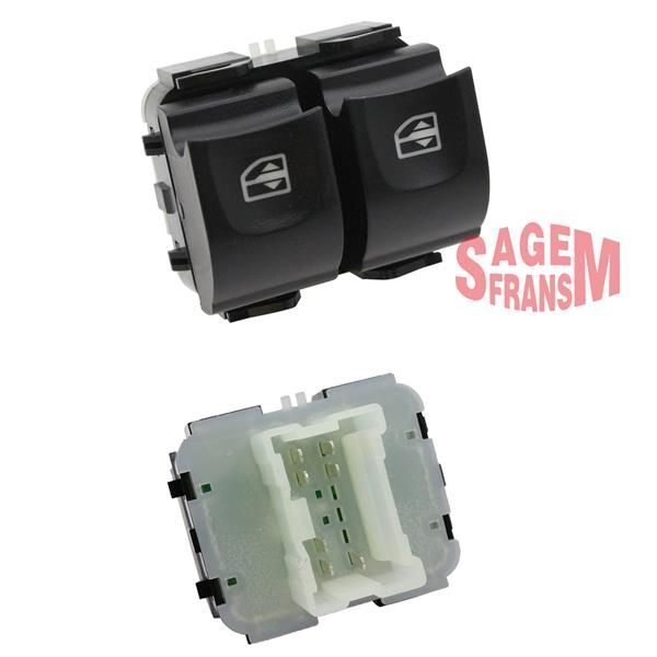 SAGEM CAM AÇMA DÜĞMESİ ÖN SOL ÇİFTLİ CLIO IV (254112588R)