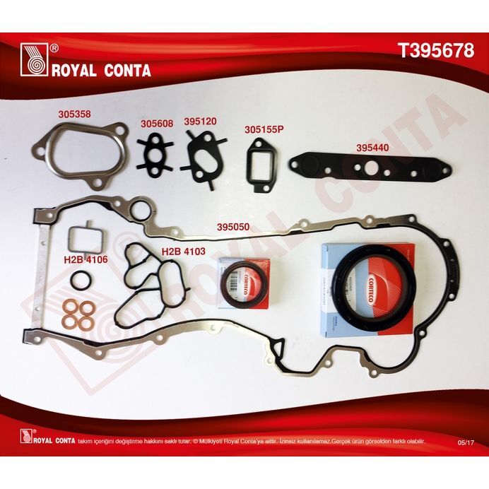 ROYAL ALT TAKIM CONTA DOBLO-ALBEA-PALIO-PUNTO-LINEA-FIORINO 1.3 JTD 188A9.000 - 223A9.000 MOTOR (71744285)