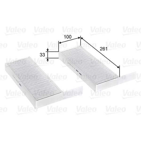 VALEO POLEN FİLTRESİ ASTRA L 21 P308 II-III 13 P508 18 (9804163380)