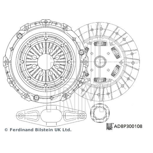 BLUE PRINT DEBRİYAJ SETİ N47 - E83/E84/E90/E92 (21207580690)