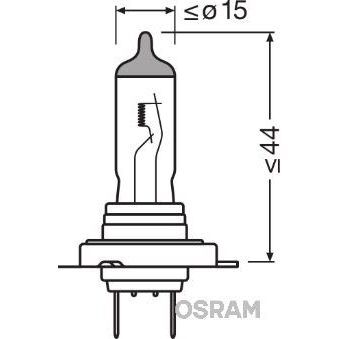 OSRAM AMPUL 12V H7 55W NIGHT BREAKER SILVER NBS SERİSİ 100 GÜÇLÜ IŞIK İKİLİ AMBALAJ