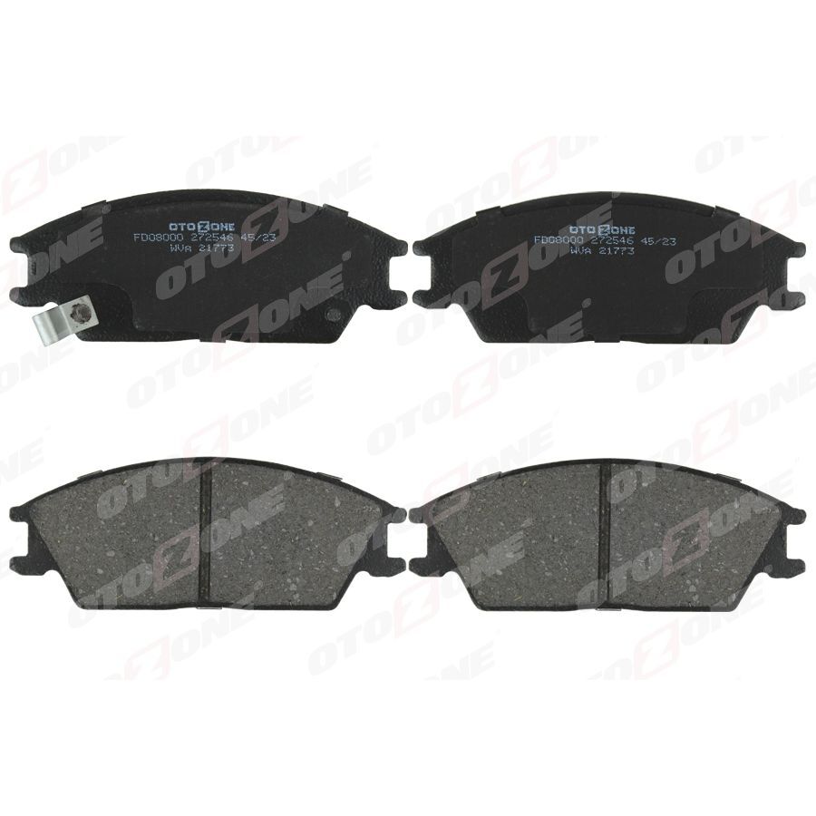 OTOZONE ÖN FREN BALATA HYUNDAI ACCENT 1.3L 1.5L 1.6L BENZINLI 1.5L CRDI DIZEL 95-05 / GETZ 1.1L 1.3L 1.4L BE NZINLI 1.5L CRDI DIZEL 02-09 / EXCEL 90-95 / SCOUPE 92-96 (581011CA10)