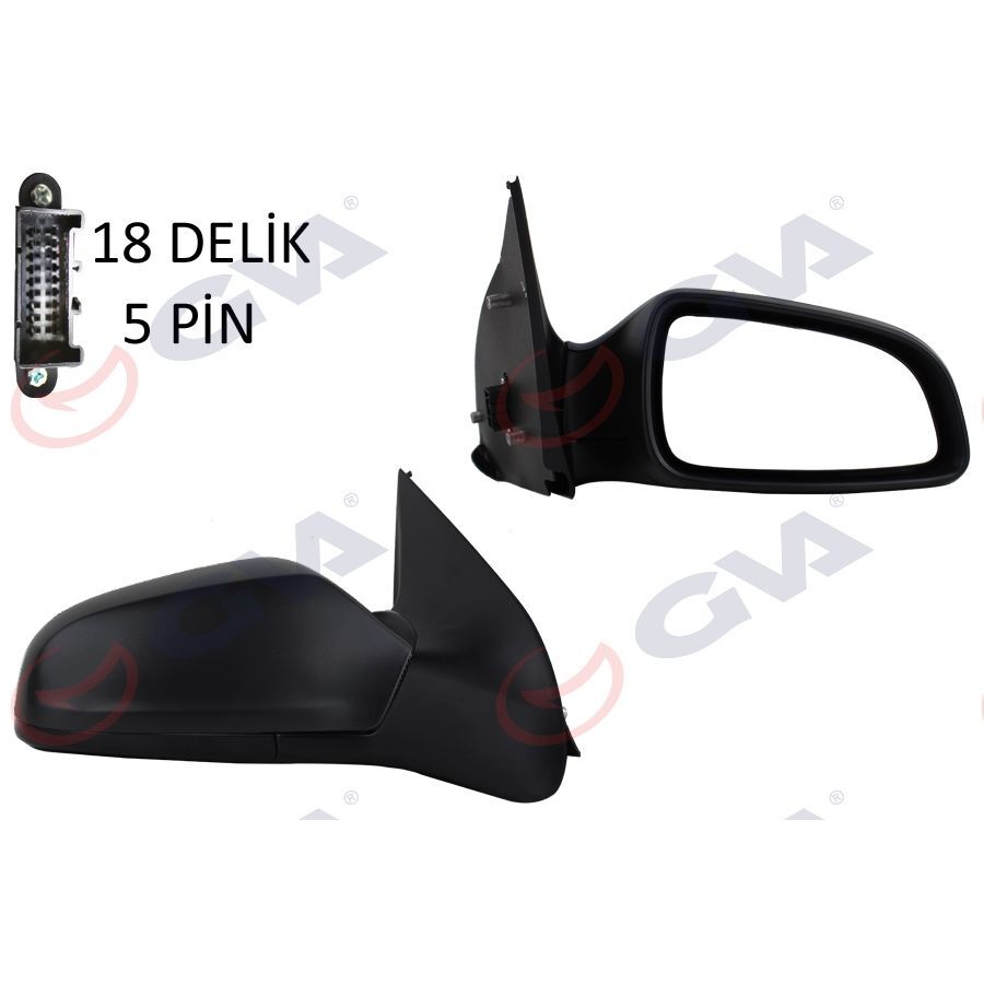 GVA DIŞ DİKİZ AYNASI SAĞ ASTRA H 04> ELEKTRİKLİ ISITMALI KONVEKS 5 FİŞ VM-968EHR (13141996)