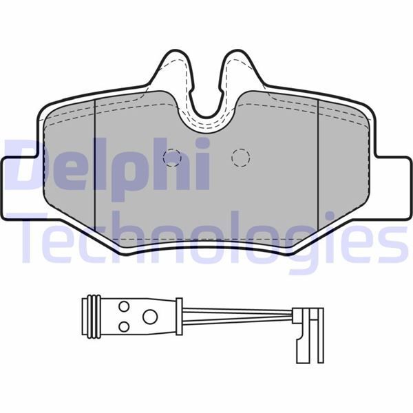 DELPHI FREN BALATASI ARKA MERCEDES VITO W639 03 (A0064204420)